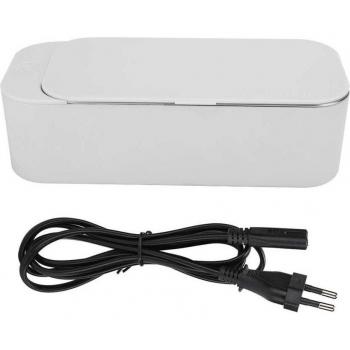 400ml Intelligent Ultrasonic Cleaning Machine with Plastic Case and 304 Stainless Steel Liner, 220V, 3-Minute Timer
