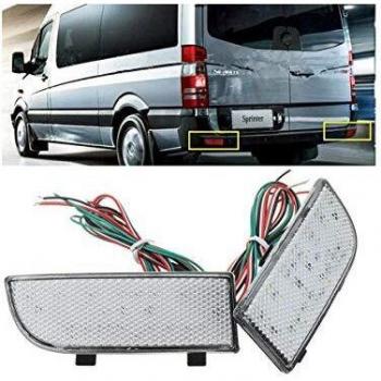 CARALL LY0473 Kit 2 Fanali Posteriori A Led Trasparente