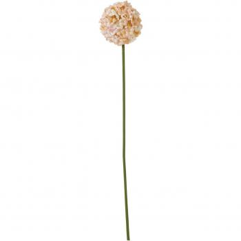 Elegant White & Apricot Allium Artificial Flower