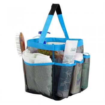 Quick Dry Shower Tote with 8 Storage Pockets