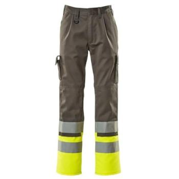 Patos High Visibility Cargo Trousers – Dark Grey / Yellow