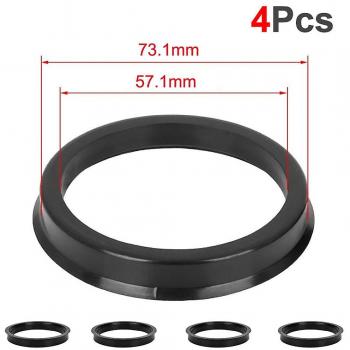 Set de 4 anillos centrales para neumáticos automotrices (Bore 73.1‑57.1 / 66.6‑57.1)