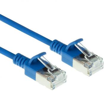 Slimline Cat6a Kabel 5m Blauw – FTP