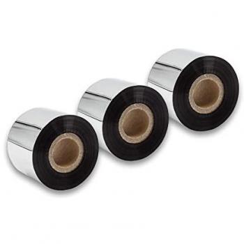 Bandes Transfert Thermique Noires 3 Pack – Compatibles TSC TTP‑268M et TTP‑343 Plus, 50 mm × 300 m