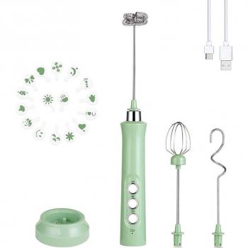 Rechargeable Milk Frother for Coffee and Cappuccino
