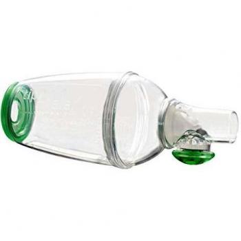 Chambre d'inhalation avec masque facial pour aérosol-doseur (Enfant (- de 6 ans))