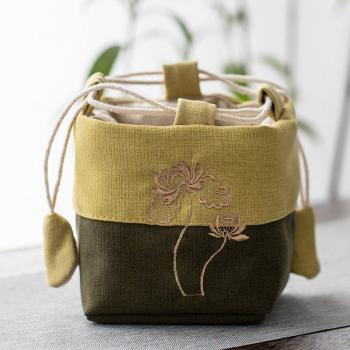 Lotus Blossom Tea Travel Bag