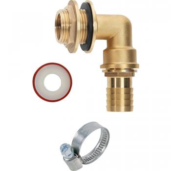 GEKA Water Butt Connector Set with 90° Adapter, 1 Set