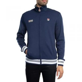 Fila Mens Vintage Rupert Track Jacket - Navy/Gardenia - Size: XL