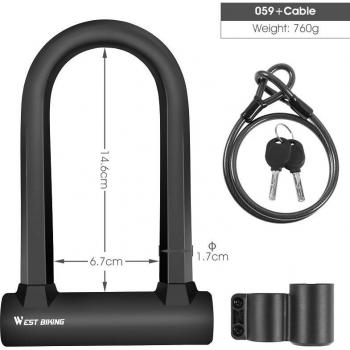 Cadenas en U antivol pour vélo