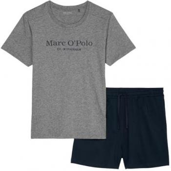 Marc O'Polo Herren Pyjama Marine/Grau Baumwolle XX-Large