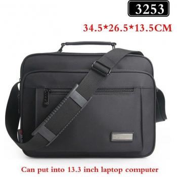 Waterproof Black Unisex Briefcase