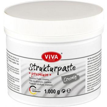 Viva Decor Strukturpaste Premium - cremig, weiß, 1000g (750ml)