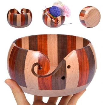 Bolsa Madera de Ganchillo