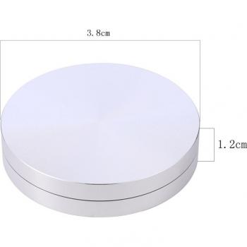 1Pc Kuchen Backblech Achse Plattenspieler Aluminium Legierung Rotierenden Tablett Stand Basis Aluminium Rotor Lagerbier Kuchen Backen Plattenspieler