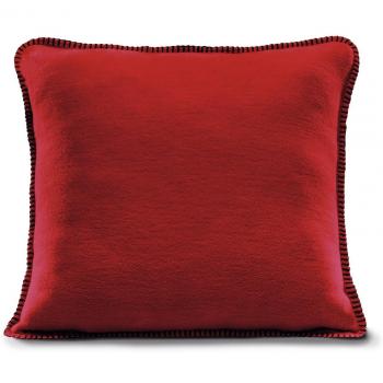 Biederlack Rot-Kissenhülle mit Zierstich, 60 % Baumwolle, 50×50 cm – Aura Tandoori (652720)
