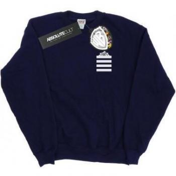 Looney Tunes Taz Stripes Fleece Pullover – Large (White)