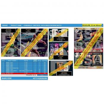 Pack Ichiban Kuji Banpresto One Piece Les Deux Ailes Décident du Match - Lot de 80 Articles avec Coupons Surprise