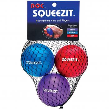Tourna Squeez It Stress Ball 3-Pack - Blue, Purple