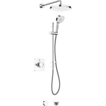 Mira Evoco Bath Filler with Thermostatic Mixing Valve - Chrome