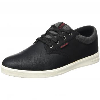Jack & Jones Jfwgaston Pu Mix Anthracite, Zapatillas para Hombre, Gris