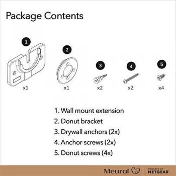 Meural Support Pivotant - Fixation pour cadre photo numérique - pour Meural Canvas Leonora, Winslow; Meural Canvas II MC321, MC327