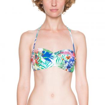 Desigual Biki_évy, Parte de Arriba de Bikini para Mujer, Blanco, Talla M