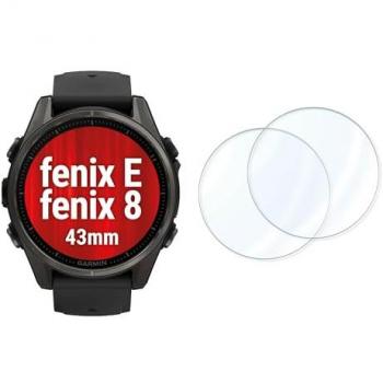 Displex Panzerfolie für Smartwatch, Doppelpack (2 Stück)
