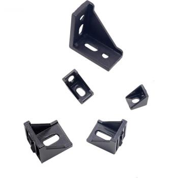 Aluminium Winkel Halterung Schwarz 2028 3030 3060 4040
