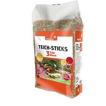 Pond Sticks a 3 colori 7 litri (770 grammi) - Mangime per Koi e pesci da laghetto