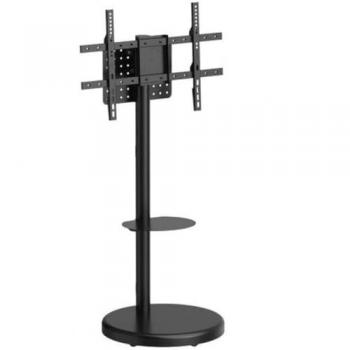 Meuble TV AISENS avec roulettes, pour 37-86 pouces, en acier, réglage vertical et plateau DVD
