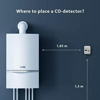 Detector de Monóxido de Carbono Flamingo