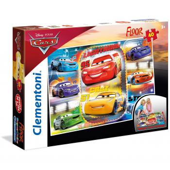 CLOSE OUT CLM25455 Pavimento 40 Pezzi Cars 3 (H)
