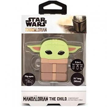 Mandalorian The Child : câble de charge 3 en 1 pour smartphone et tablette
