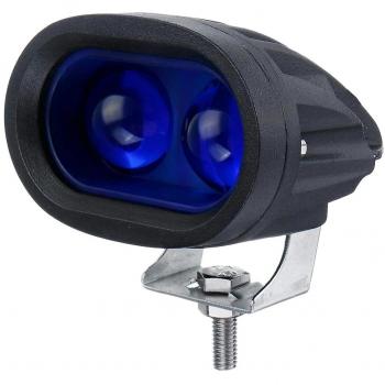 Lámpara de Seguridad 20W Azul para Vehículos y Lugares de Trabajo