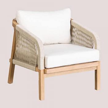 Fauteuil de Jardin Acacia Dubaï Blanc