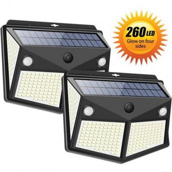 Lámpara Exterior Solar Sensor PIR 160
