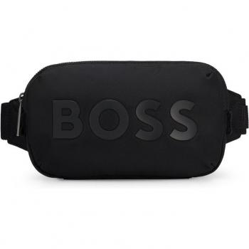 Cinturón Boss de cuero con logo en la traba
