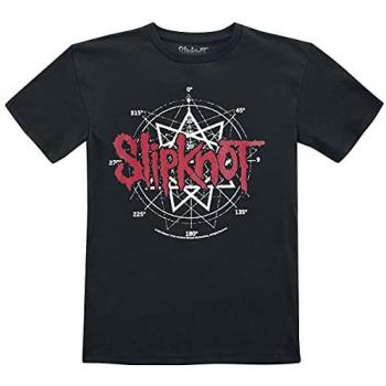 T-shirt Slipknot - Metal-Kids - Symbole Étoile - 92 - 164 - Noir