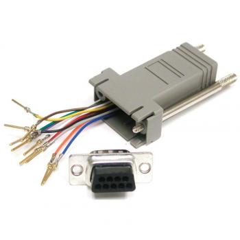 C2G 10-poliger Modularadapter RJ45 zu DB9