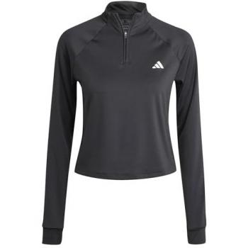 Sudadera de fitness adidas essentials tr-es 1/4zip mujer negro