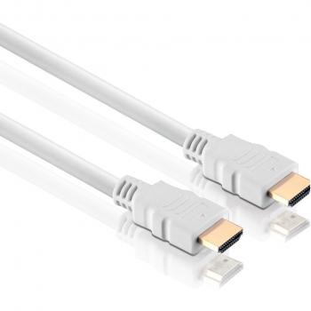 Câble HDMI 5 m Haut Débit Blanc
