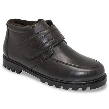 Thermal Leather Fasten Boot – Extra Wide, Brown