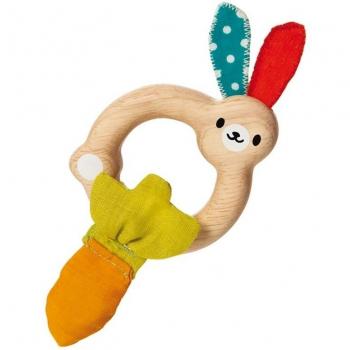 PlanToys - Sonajero con forma de conejito