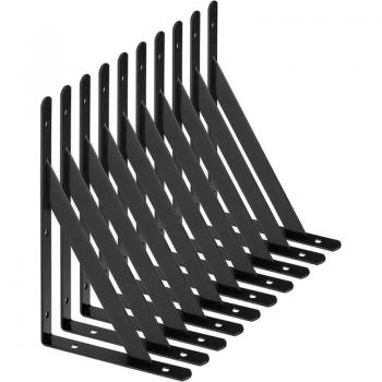 Supporto Angolare Mensole BR-Vie 10x200mm 90°