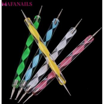 5PCS 2-Way Dotting Painting Pen for Nail Art