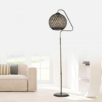 Lámpara de Pie Malaui Estructura Metal Yute