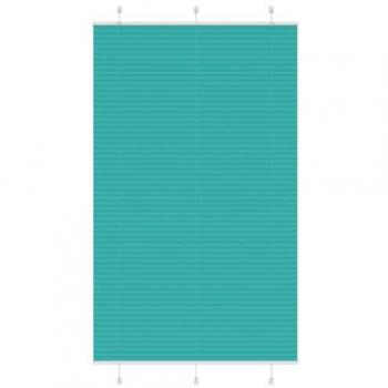 Petrol Green Pleated Window Blind 120x200 cm