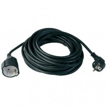 UNITEC - 44567 - Prolunga Con Spina Schuko, H05vv-f 3g 1, 5 Mm, 10 M, Colore: Nero