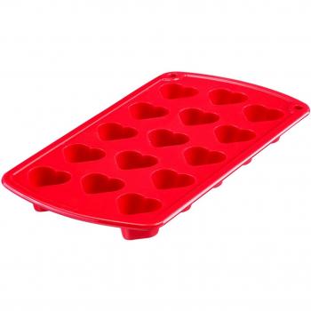 Westmark Silikonpralinenform Herz – Rot, Antihaft, 30212260